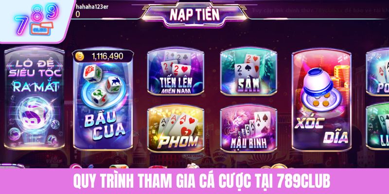 Trang chủ 789club 9 Quy trình tham gia cá cược tại 789CLUB