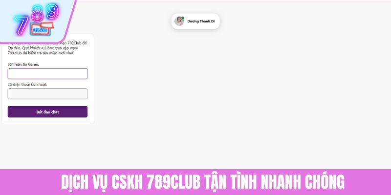 Trang chủ 789club 6 Dịch vụ CSKH 789CLUB tận tình nhanh chóng